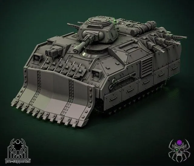 PBR Game 3D Models – Minotaur Infantry Support Vehicle