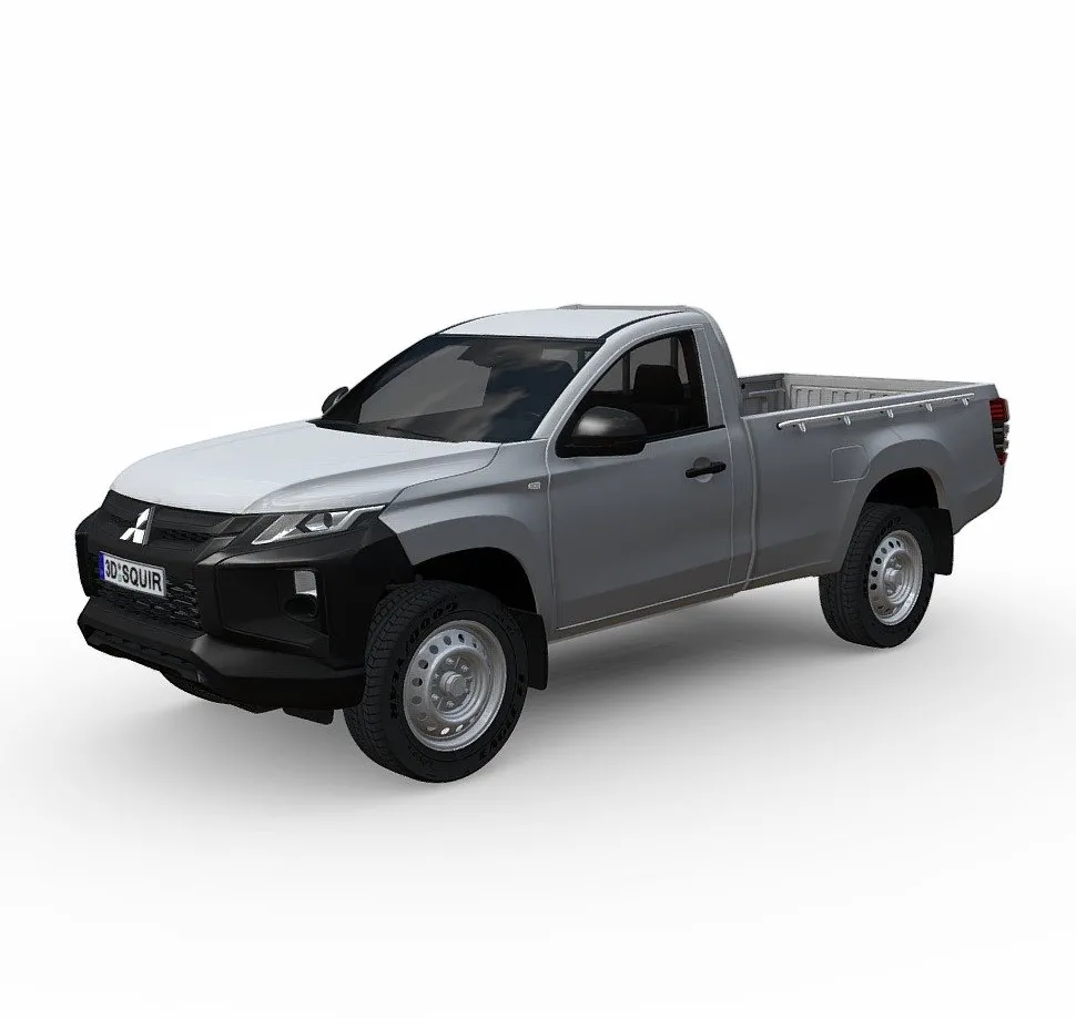 PBR Game 3D Models – Mitsubishi L200 Regular Cab 2019