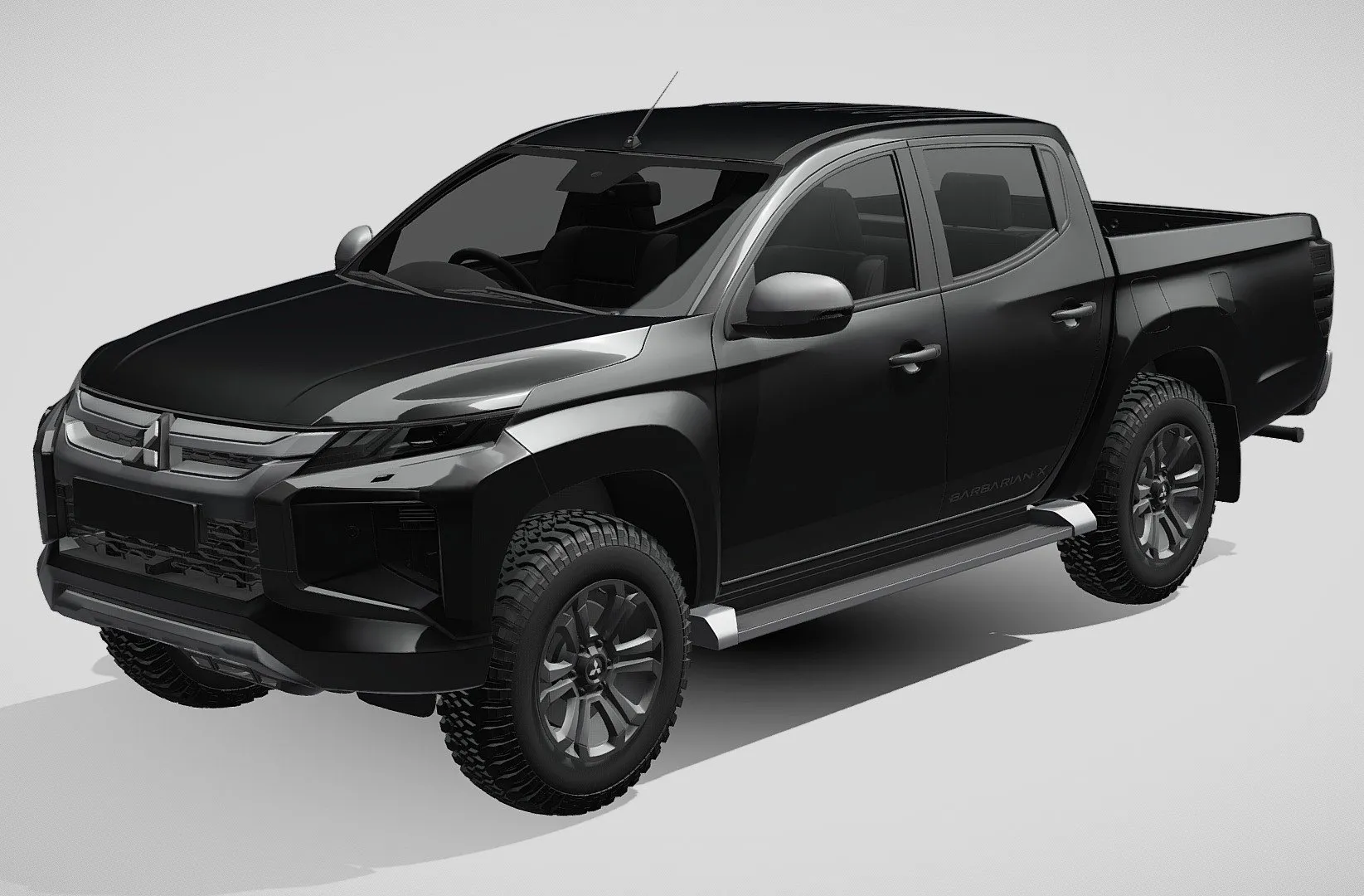 PBR Game 3D Models – Mitsubishi L200 Uk Spec Barbarian X 2021