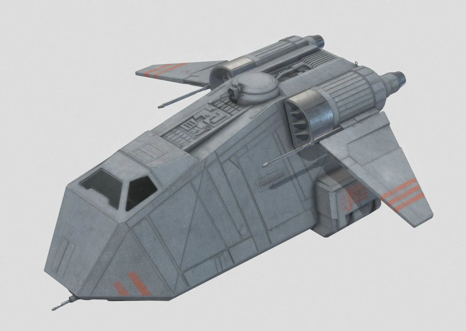PBR Game 3D Models – Mobile Tac Pod Star Wars Andor