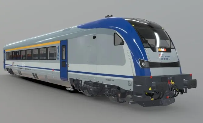 PBR Game 3D Models – Modern Passenger Railroad Control Car