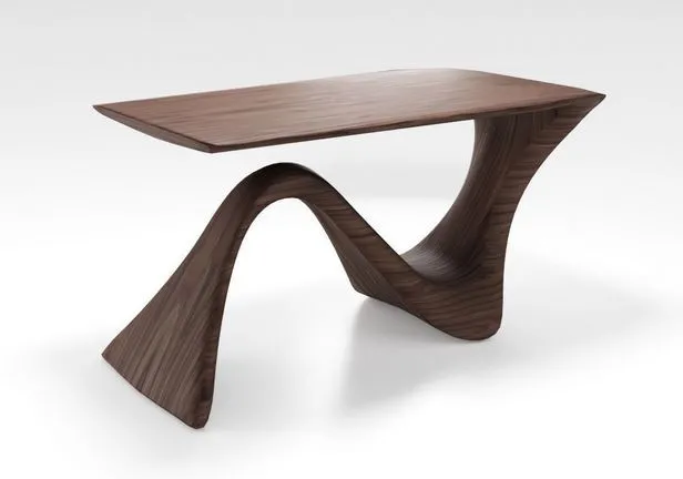 PBR Game 3D Models – Modern Wood Table