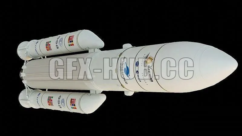 PBR Game 3D Models – more at=gfx-hub.dot.coAriane-5 Rocket