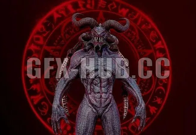 PBR Game 3D Models – more stuff=gfx-hub.co=Demon Lord 4k textures