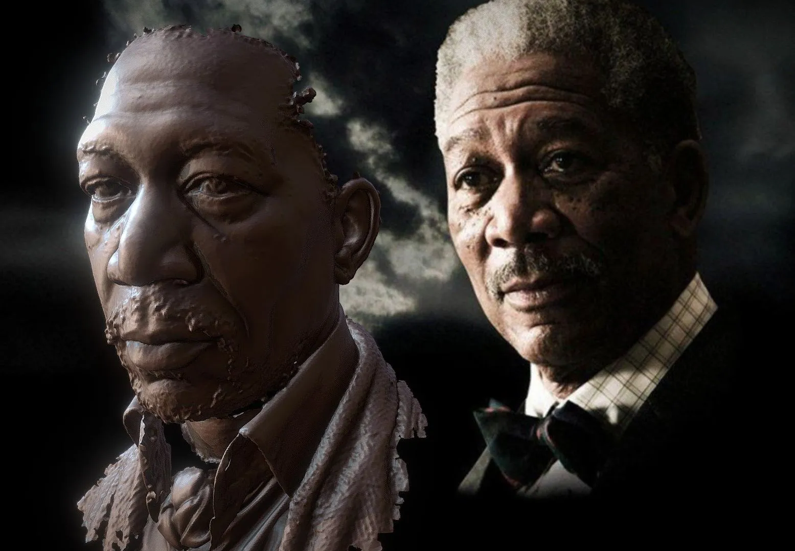 PBR Game 3D Models – Morgan Freeman Mole Scanner From 3Dmakerpro