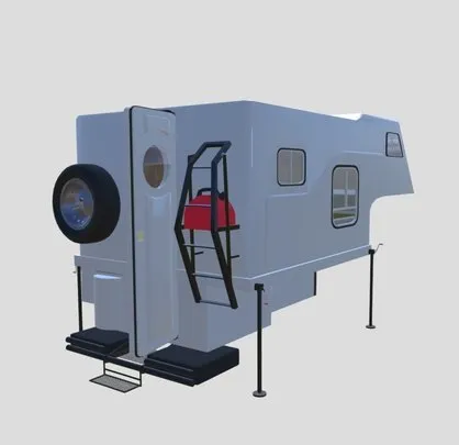 PBR Game 3D Models – Motorhome Patagonia Camper 4X4
