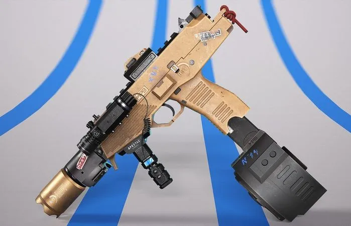 PBR Game 3D Models – MP9 Custom