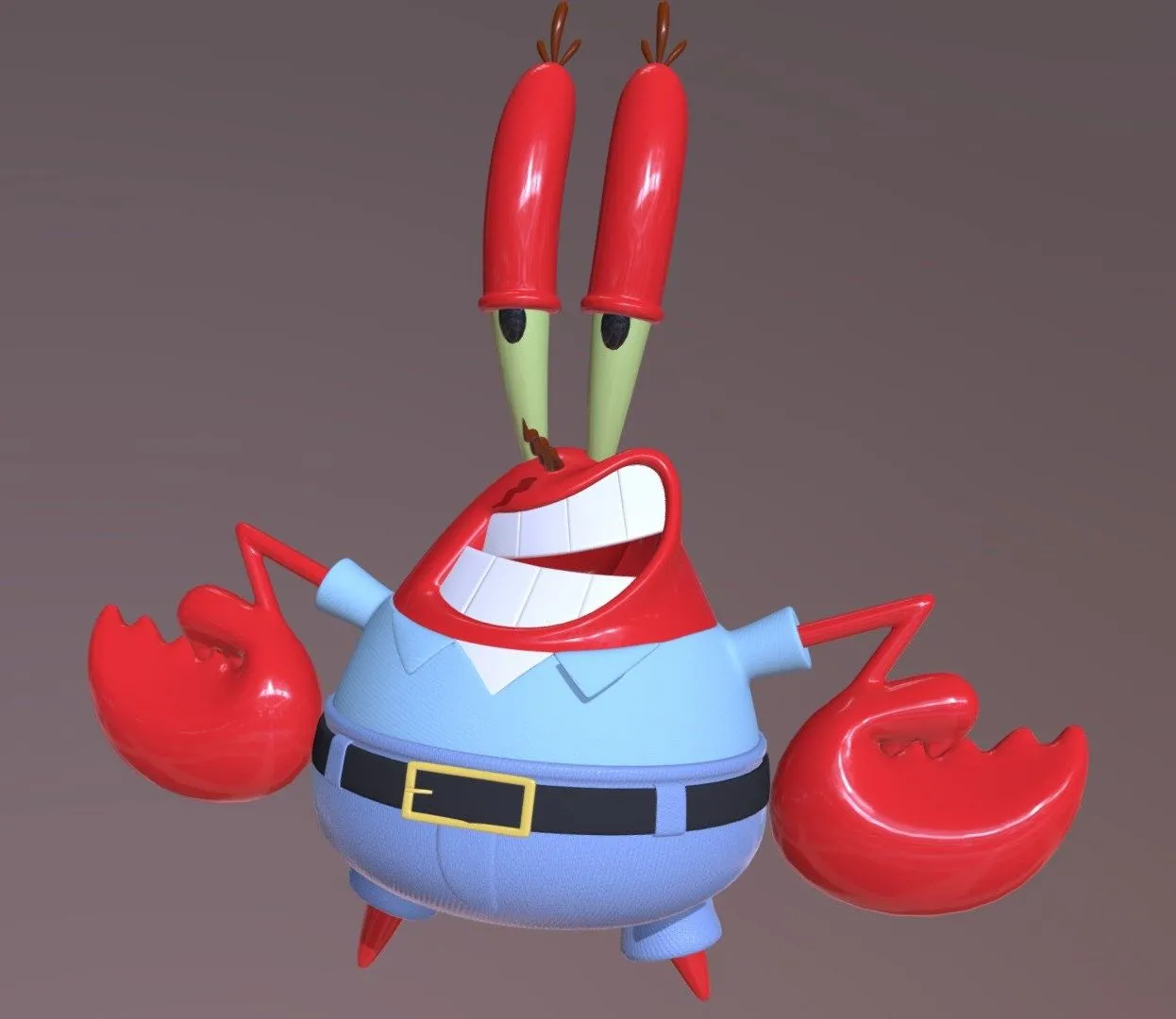 PBR Game 3D Models – Mr Krabs Sirigueijo