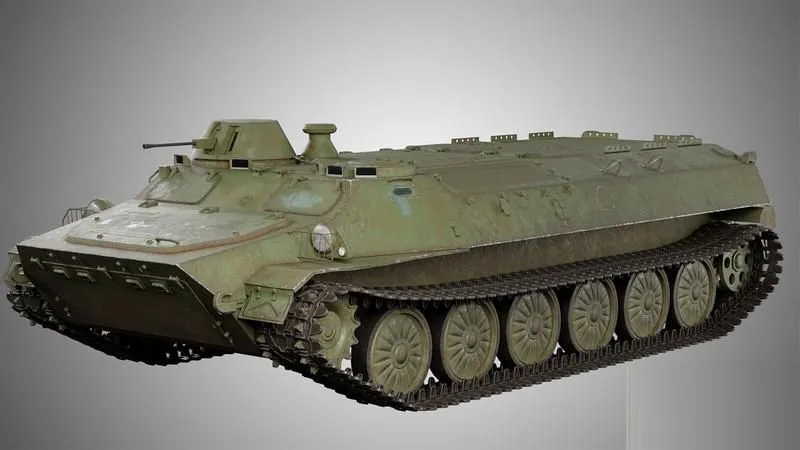 PBR Game 3D Models – MTLB light armored multi-purpose transporter-tractor