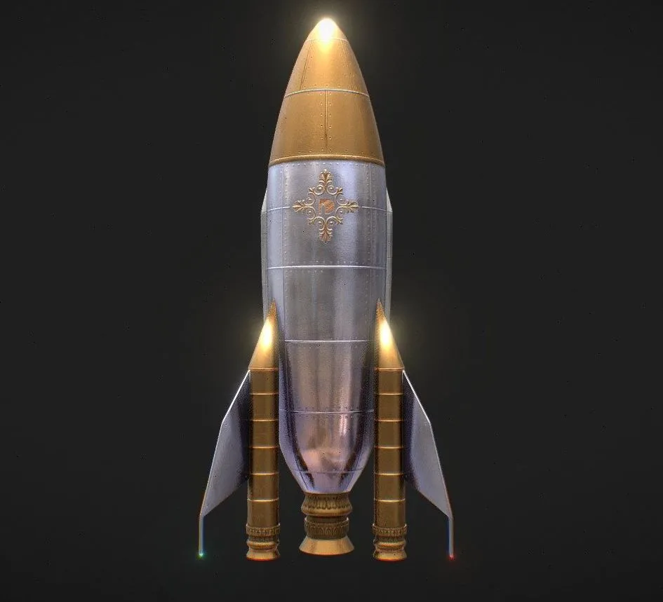 PBR Game 3D Models – N10  Rocket