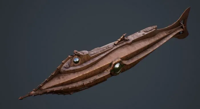 PBR Game 3D Models – Nautilus 20000 Leagues Under the Sea