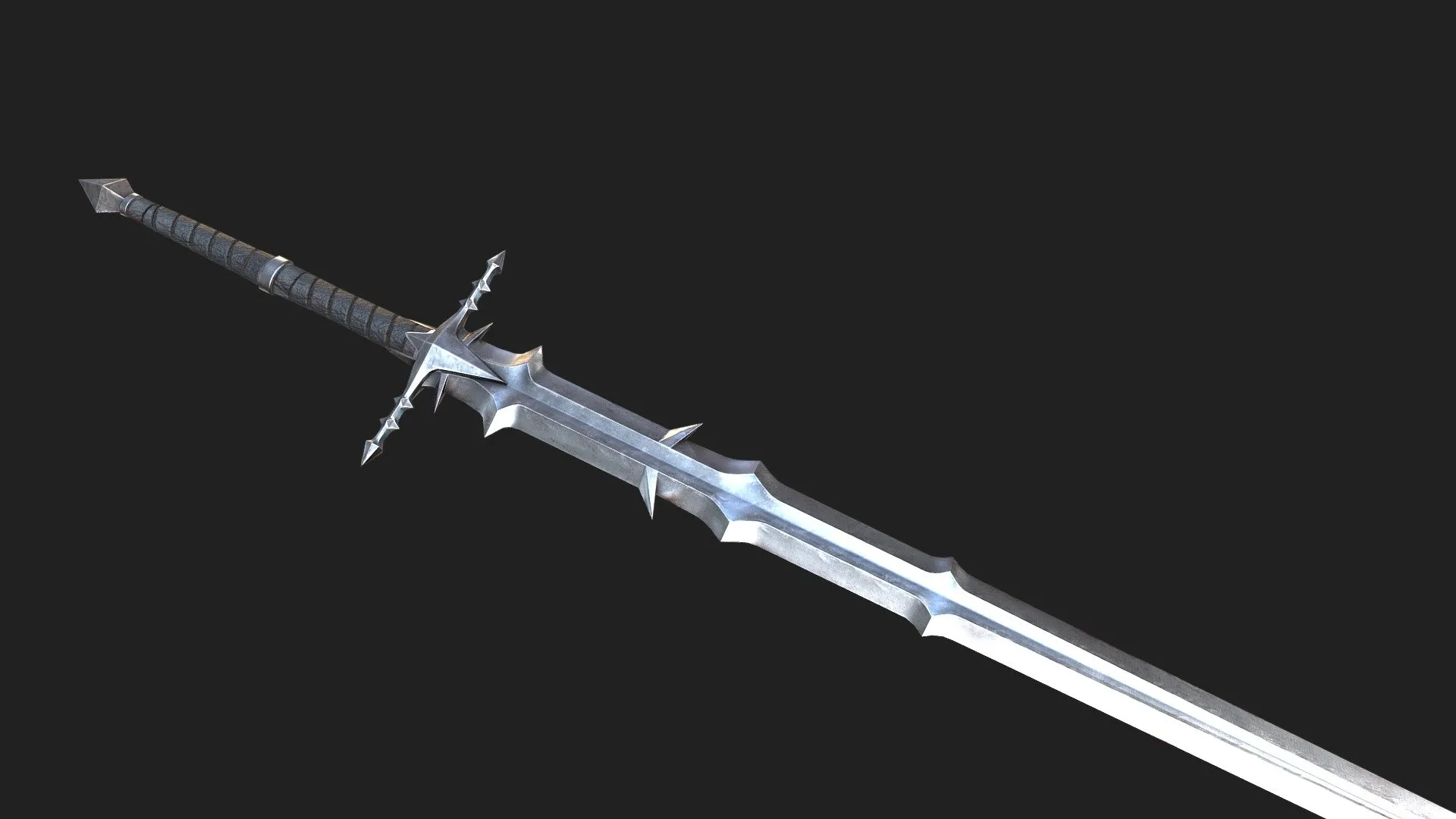 PBR Game 3D Models – Nazghul Greatsword