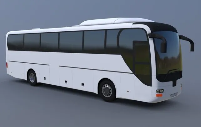 PBR Game 3D Models – Neoplan Bus (Low Poly)