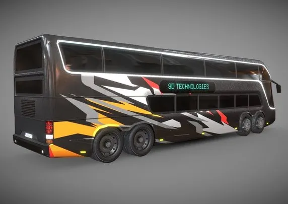 PBR Game 3D Models – Neoplan Megaliner Game Ready 3D Model