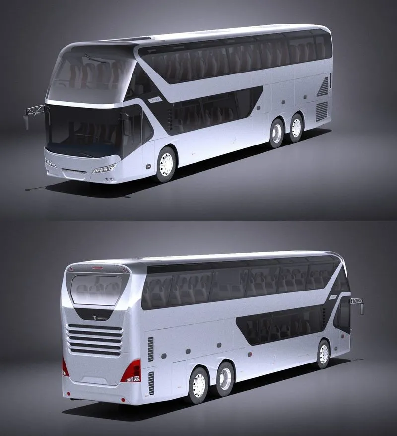 PBR Game 3D Models – Neoplan Skyliner 2017