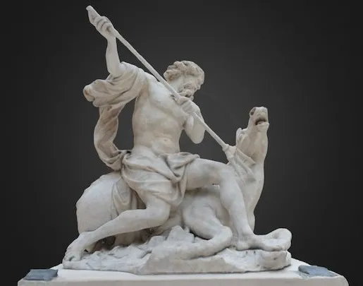 PBR Game 3D Models – Neptune   Louvre Museum