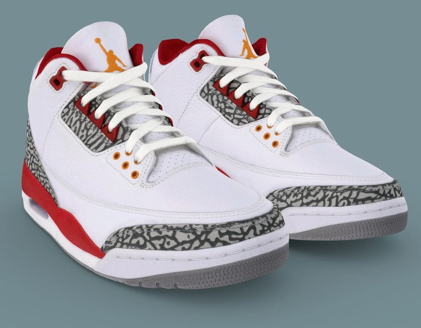 PBR Game 3D Models – Nike Air Jordan 3 Fashion Sneaker