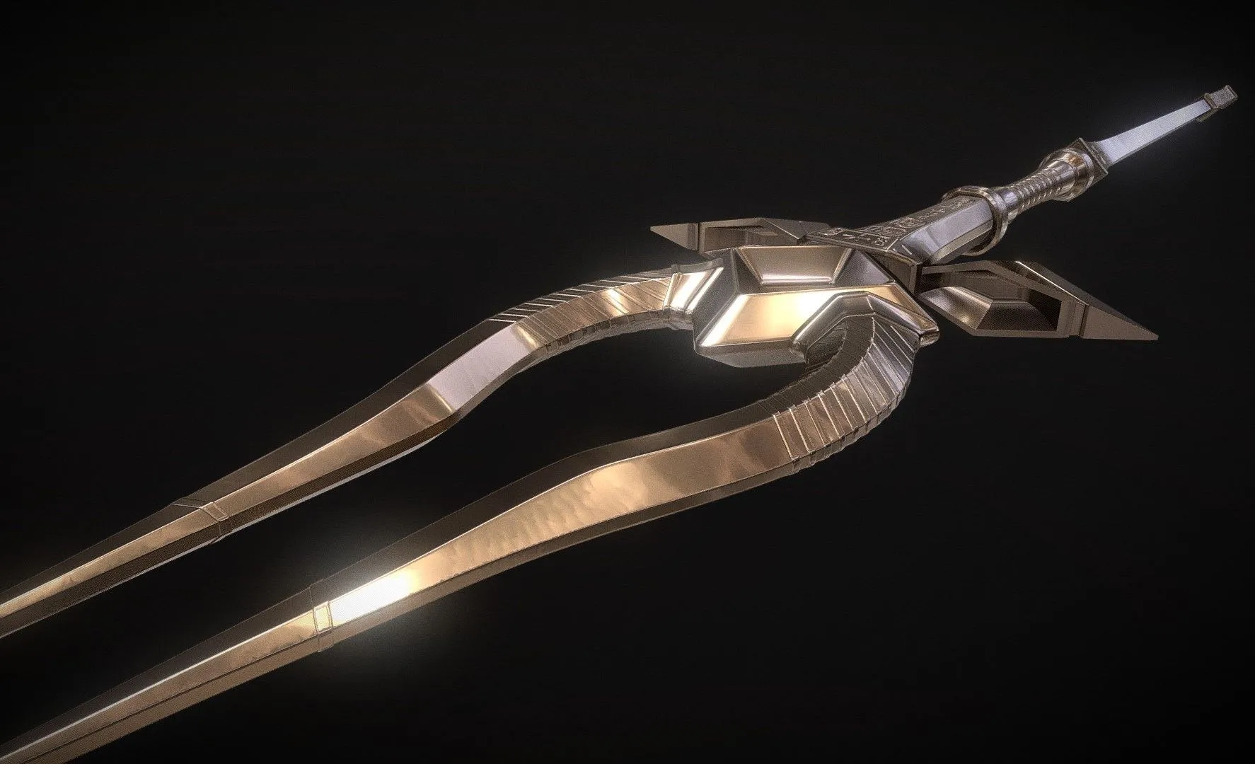 PBR Game 3D Models – Nile Scepter 3D Printing Cosplay