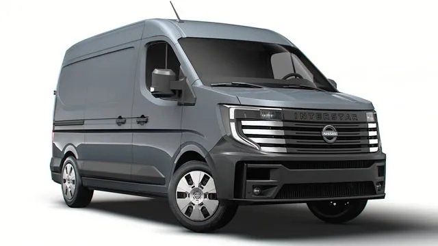 PBR Game 3D Models – Nissan Interstar High Roof Van L2H2 2024