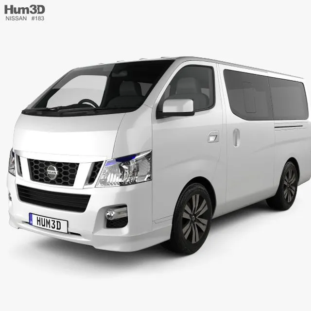 PBR Game 3D Models – Nissan NV350 Caravan 2012