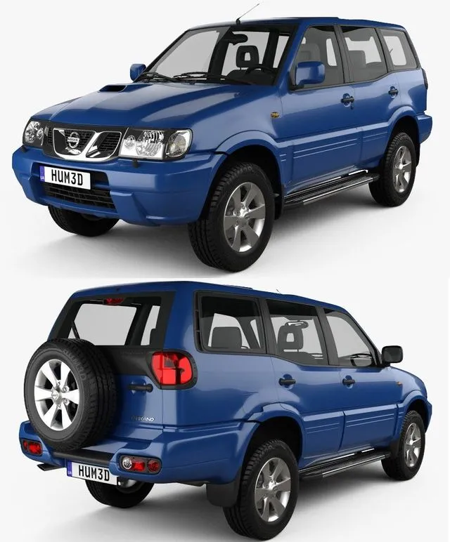 PBR Game 3D Models – Nissan Terrano II 5-door 2006