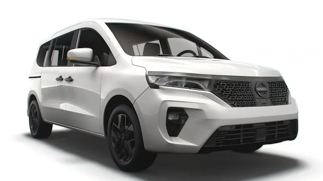 PBR Game 3D Models – Nissan Townstar Tourer LWB 2023