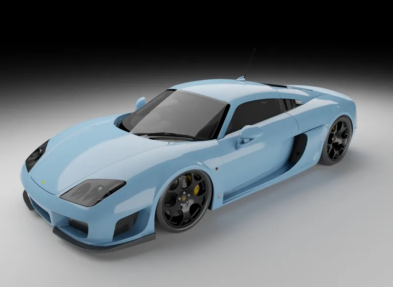 PBR Game 3D Models – Noble M600 2011 British supercar