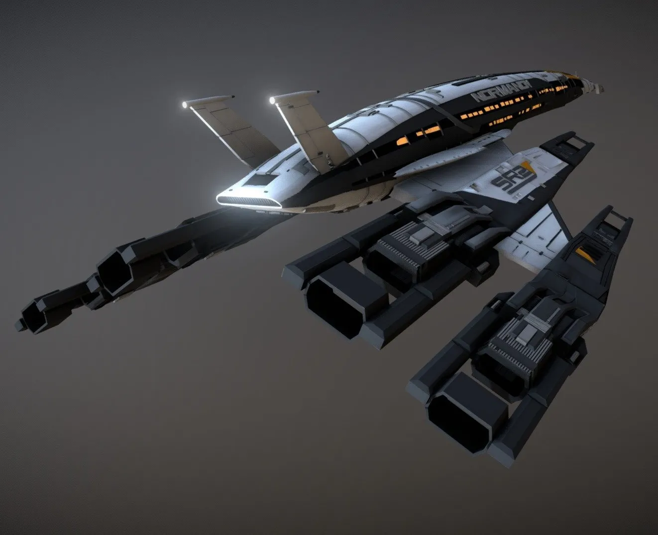 PBR Game 3D Models – Normandy Sr2