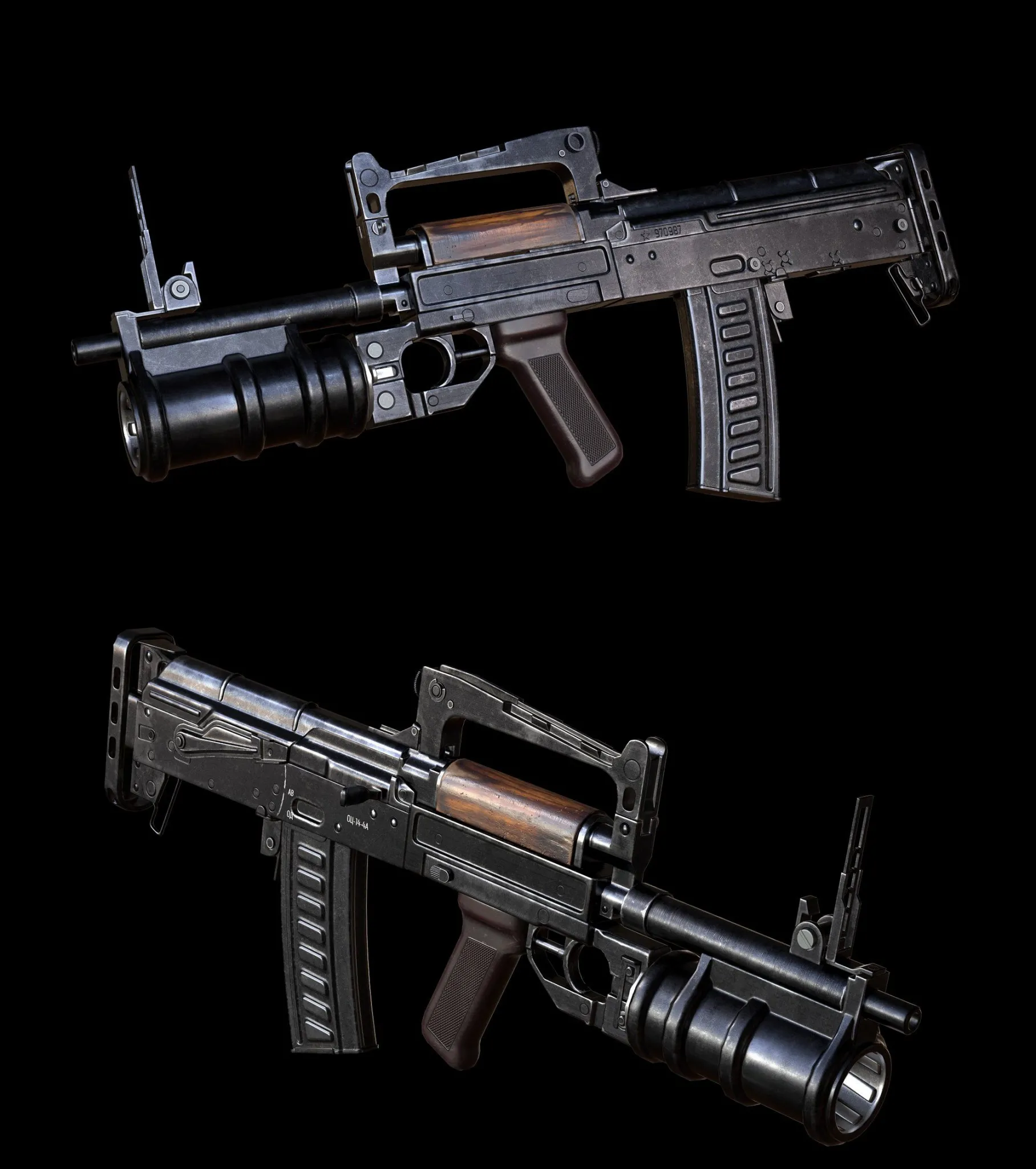 PBR Game 3D Models – OC14 Groza