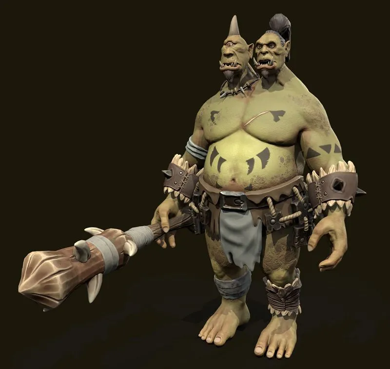 PBR Game 3D Models – Ogre Character