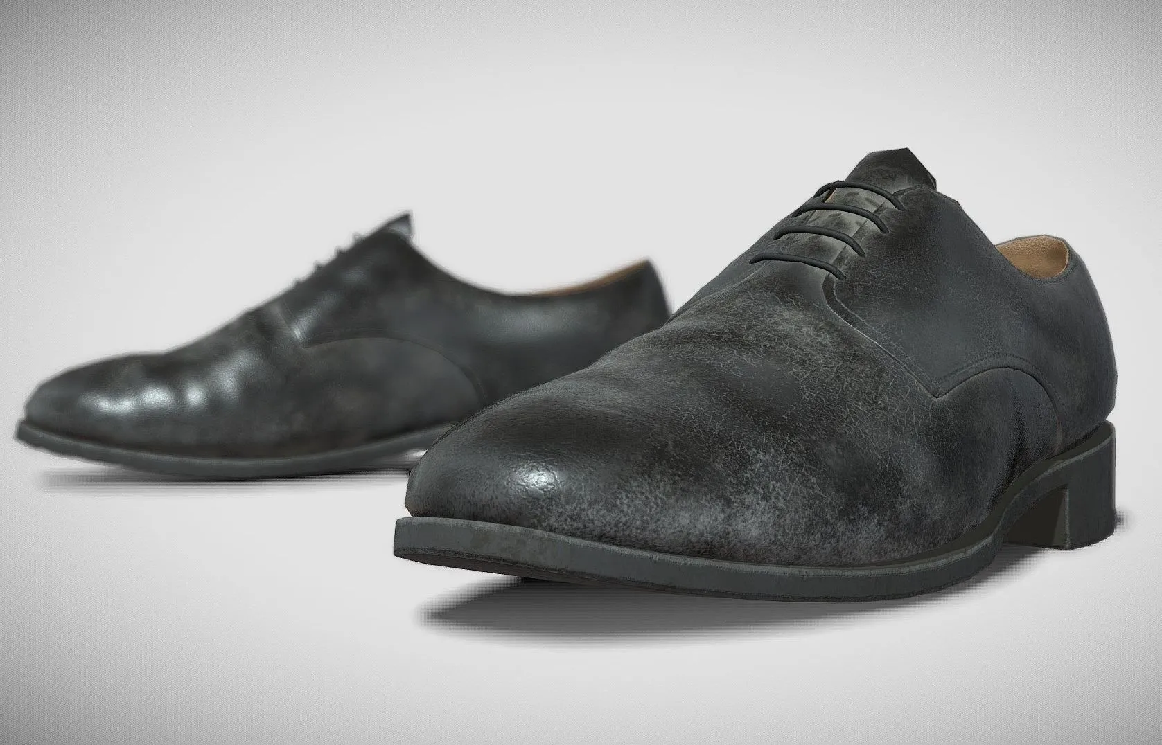 PBR Game 3D Models – Old Man Shoes