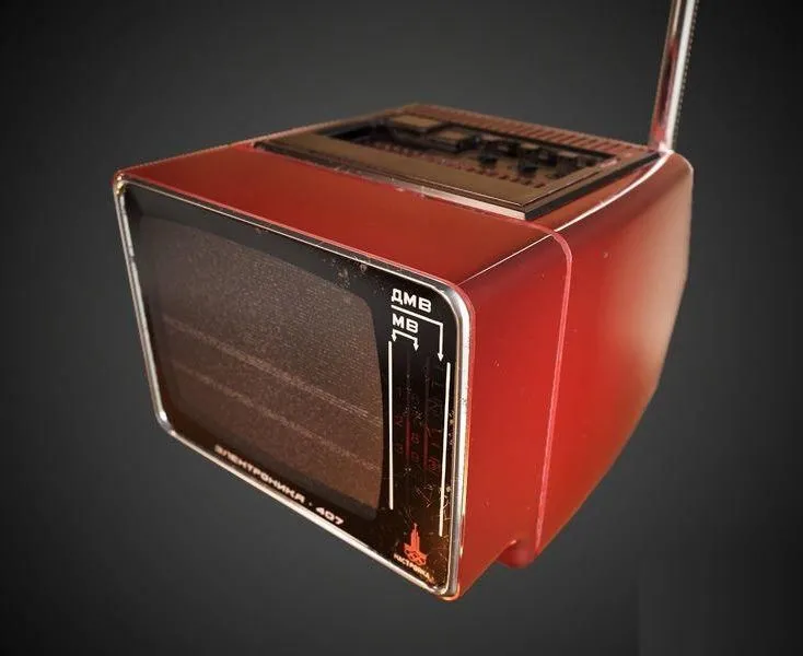 PBR Game 3D Models – Old Russian TV