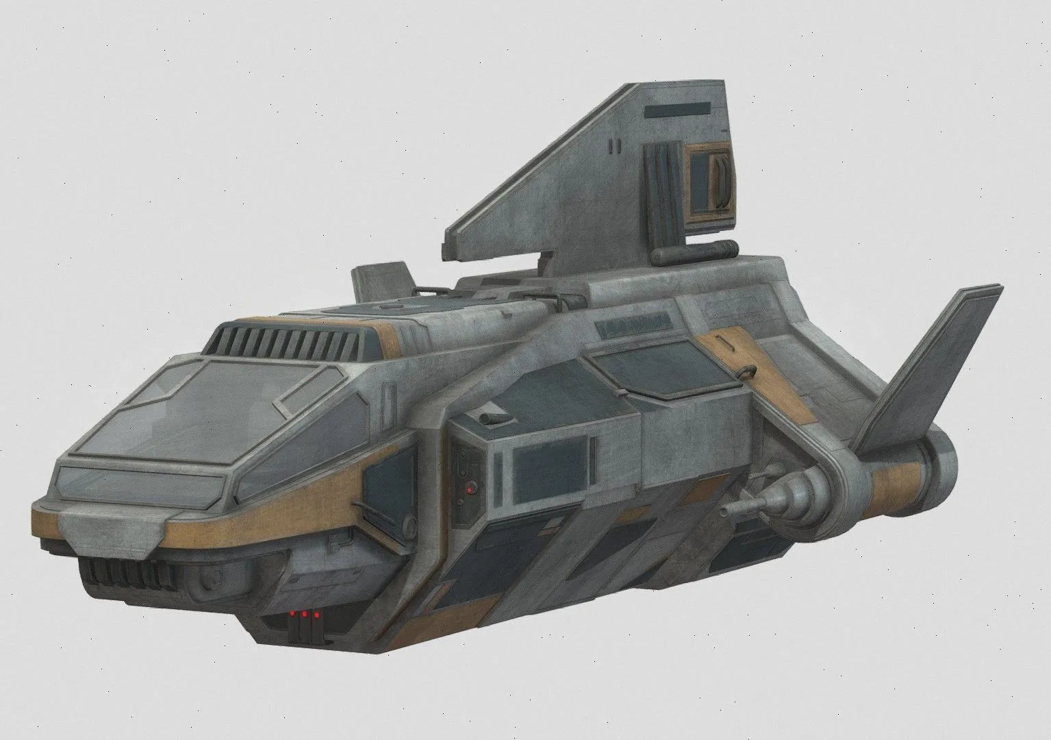 PBR Game 3D Models – Omegas Ship Star Wars The Bad Batch