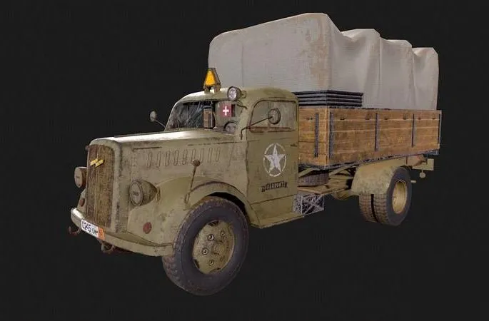 PBR Game 3D Models – OPEL BLITZ