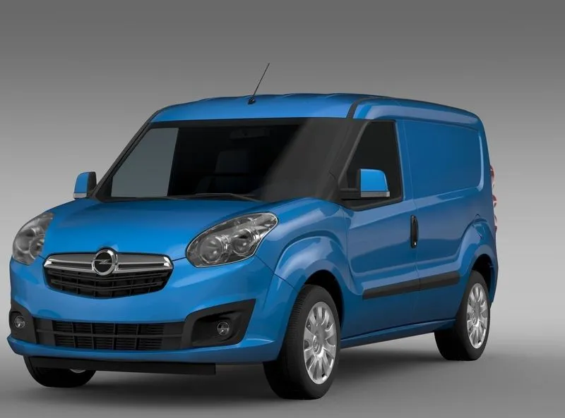 PBR Game 3D Models – Opel Combo SWB Cargo 2015