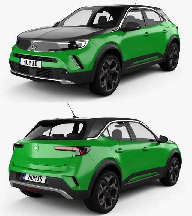 PBR Game 3D Models – Opel Mokka-E 2022