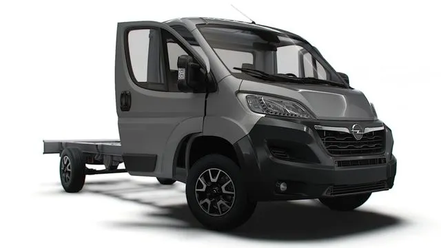 PBR Game 3D Models – Opel Movano Chassis HQInterior SCab 4035WBXL 2023