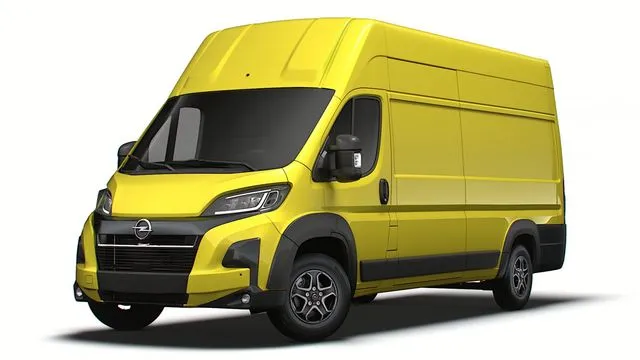 PBR Game 3D Models – Opel Movano Van L4H3 2024