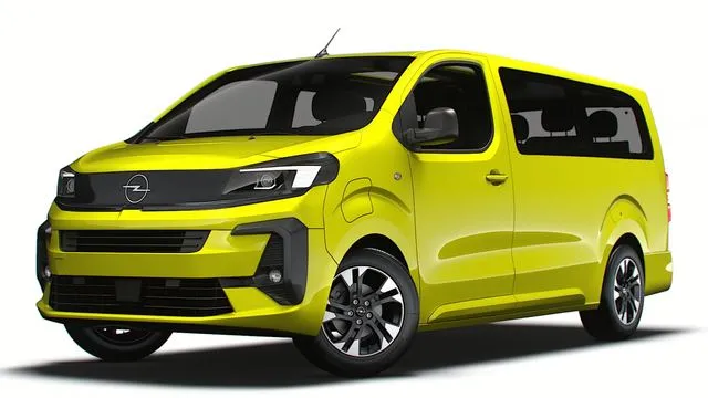 PBR Game 3D Models – Opel Zafira Life Electric Large 2024