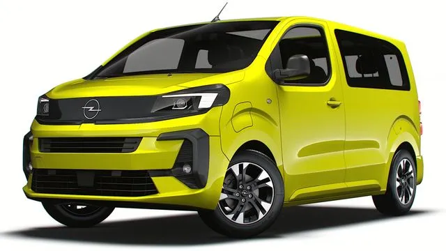 PBR Game 3D Models – Opel Zafira Life Electric Small 2024