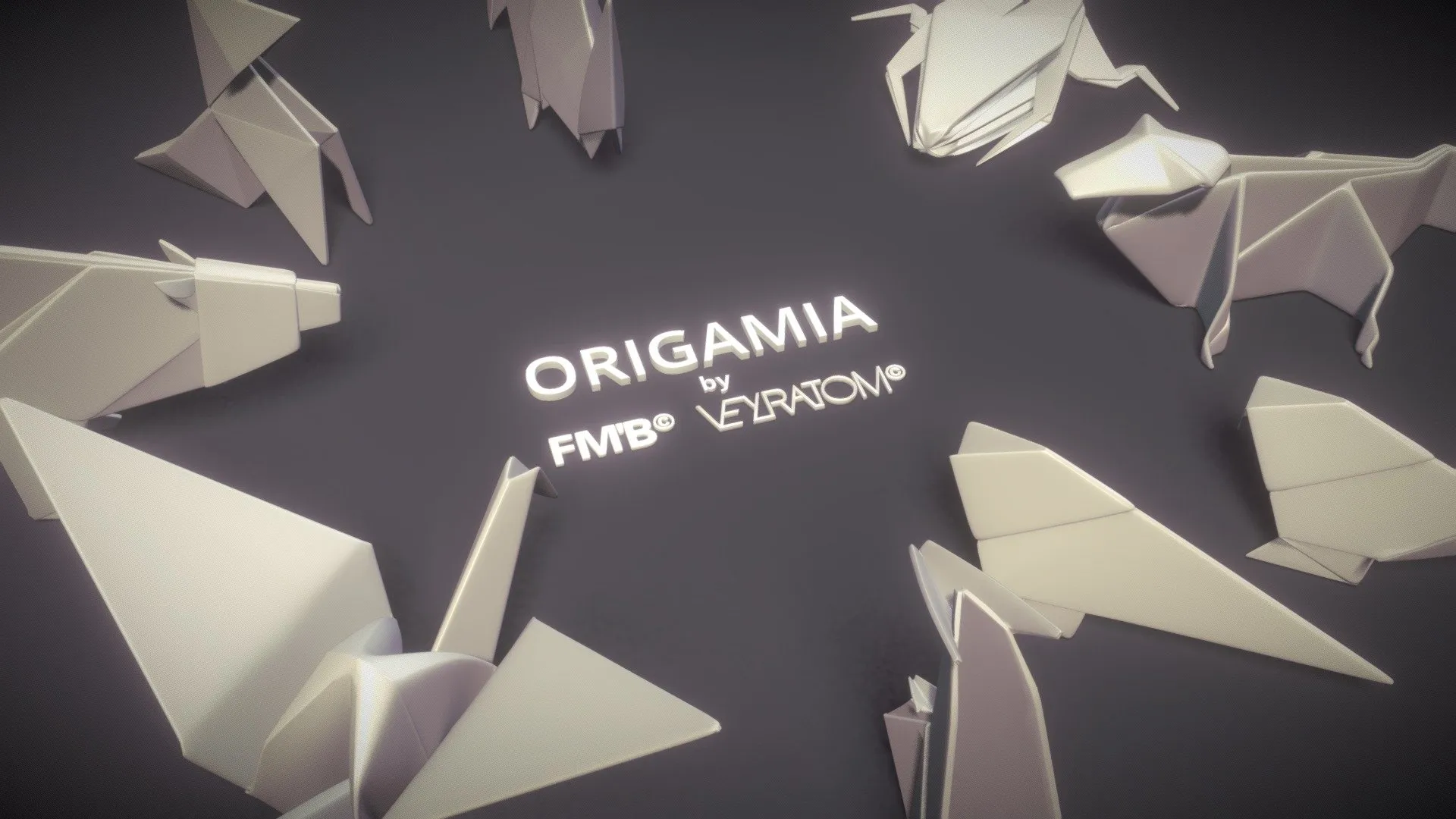 PBR Game 3D Models – Origamia