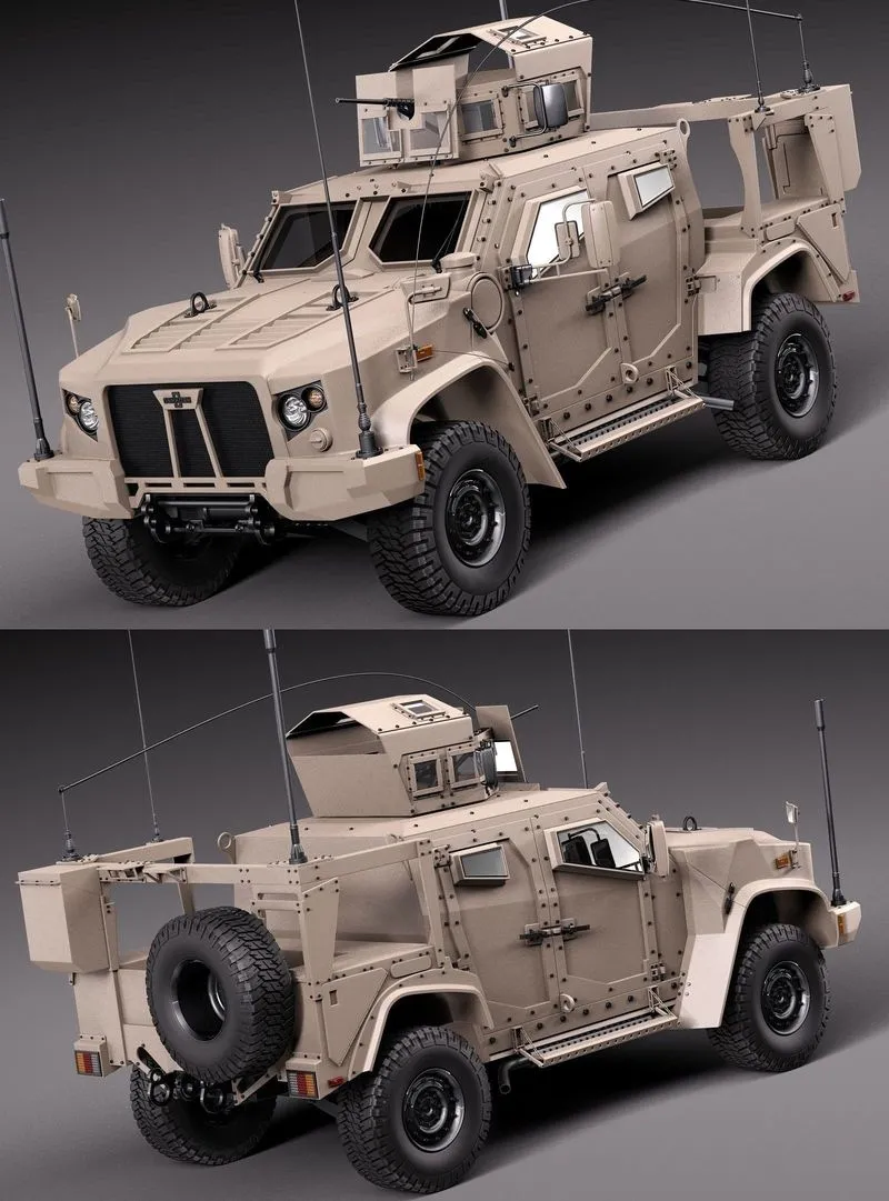 PBR Game 3D Models – Oshkosh JLTV 2014