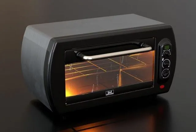 PBR Game 3D Models – Oven machine