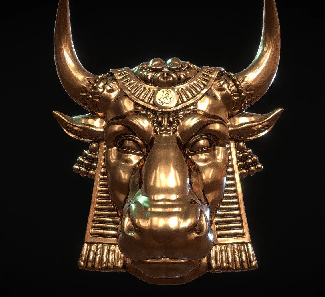 PBR Game 3D Models – Ox Head Btc 3D Printing