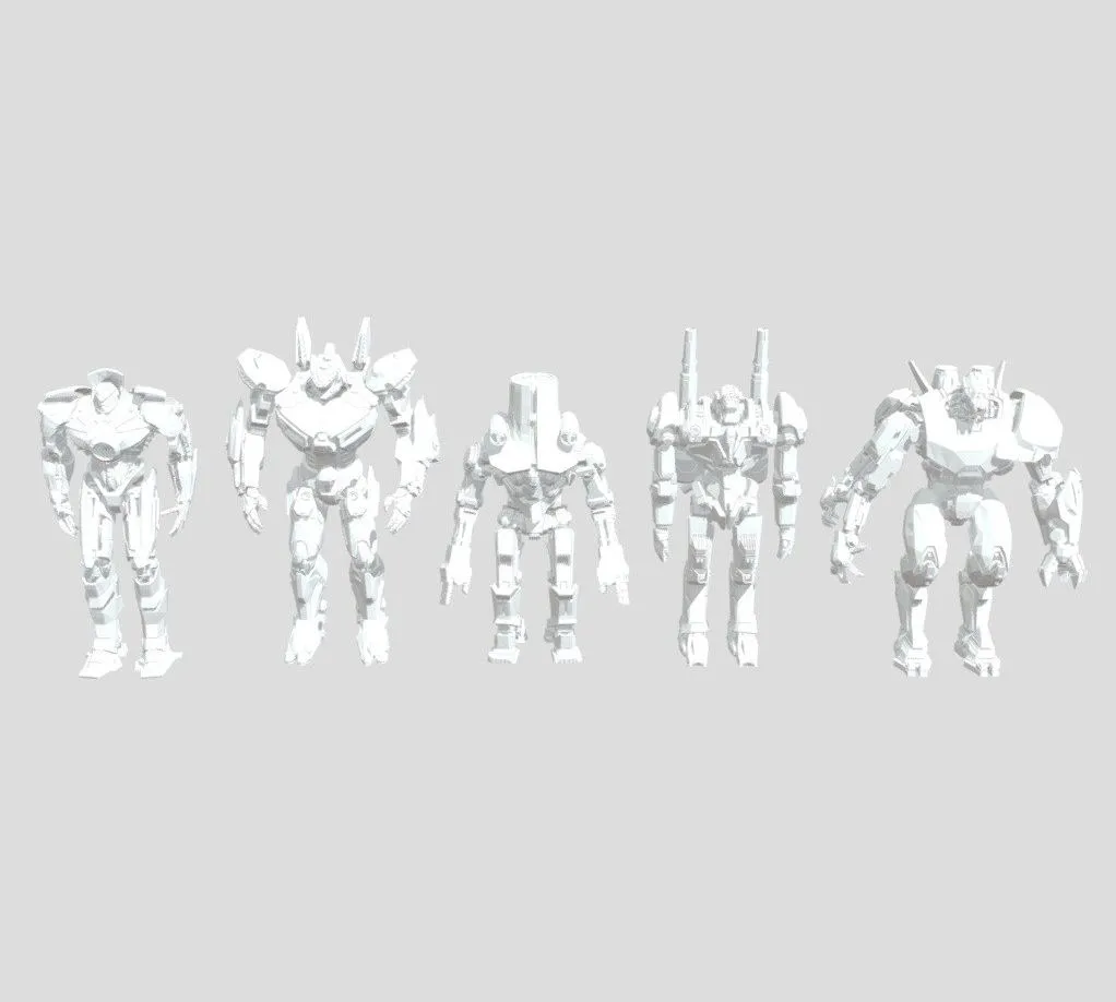 PBR Game 3D Models – Pacific Rim Jaegers