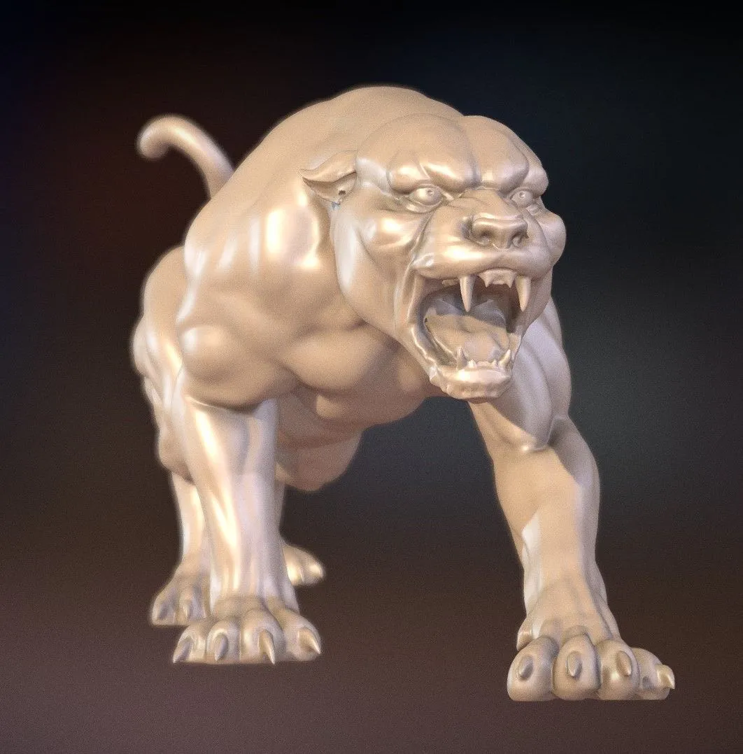 PBR Game 3D Models – Panther