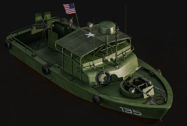 PBR Game 3D Models – Patrol Boat USA