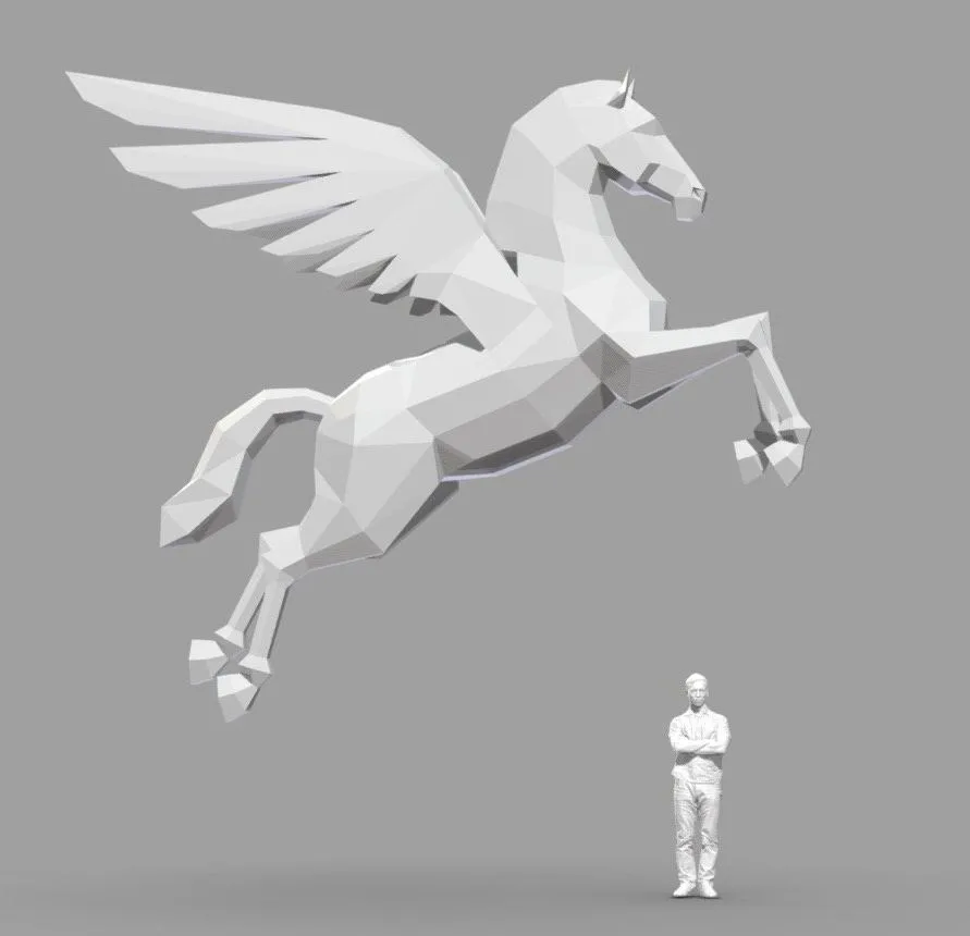 PBR Game 3D Models – Pegasus Model Sf Tmp