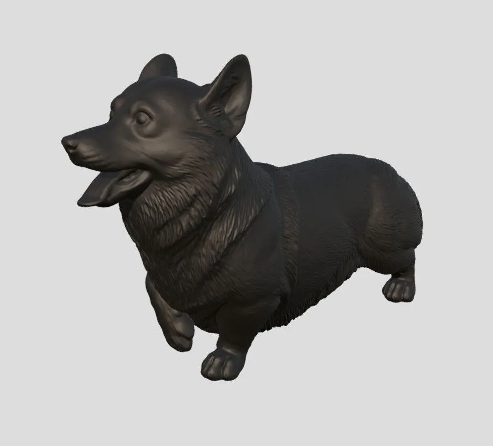 PBR Game 3D Models – Pembroke Welsh Corgi Dog