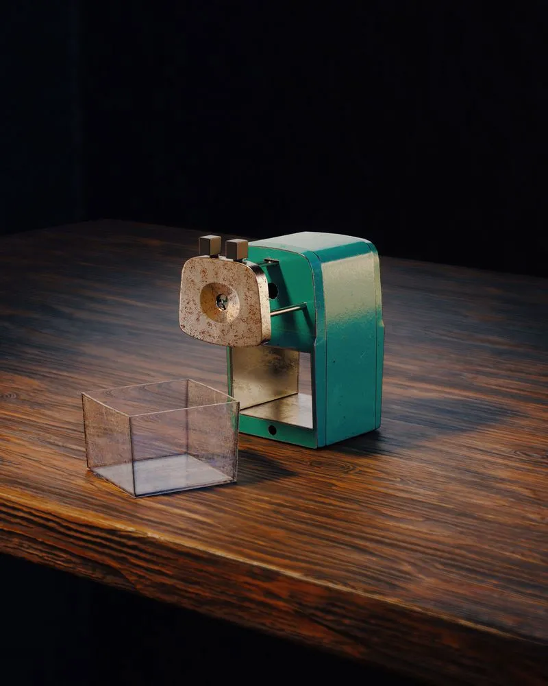 PBR Game 3D Models – Pencil Sharpener 001